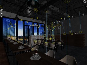 restaurant teahouse cafe drinks clubhouse 91 Modello 3D