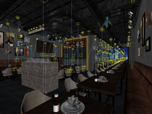 restaurant teahouse cafe drinks clubhouse 91 Modello 3D