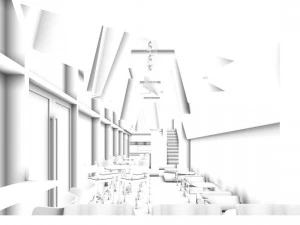 restaurant teahouse cafe drinks clubhouse 92 3D Model
