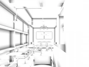 restaurant teahouse cafe drinks clubhouse 92 3D Model
