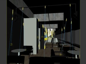 restaurant teahouse cafe drinks clubhouse 92 3D Model