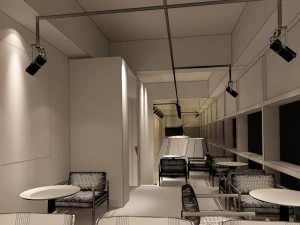 restaurant teahouse cafe drinks clubhouse 92 3D Model
