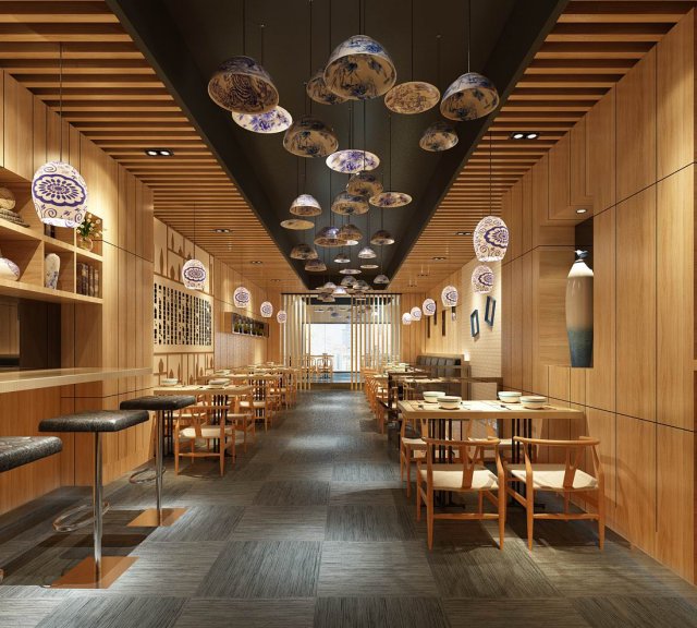 restaurant teahouse cafe drinks clubhouse 93 3D Model .c4d .max .obj .3ds .fbx .stl .blend 