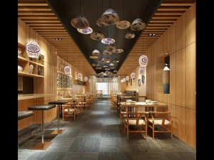 레스토랑 찻집 카페 음료수 클럽하우스 93 3D 모델