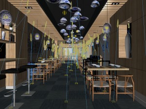restaurant teahouse cafe drinks clubhouse 93 3D Model