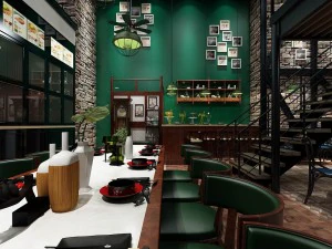 restaurant teahouse cafe drinks clubhouse 94 3D Model