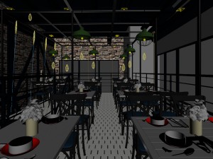 restaurant teahouse cafe drinks clubhouse 94 3D मॉडल