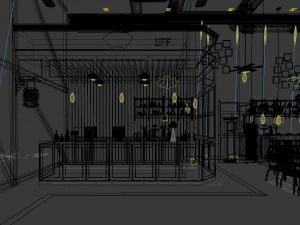 restaurant teahouse cafe drinks clubhouse 94 3D Model