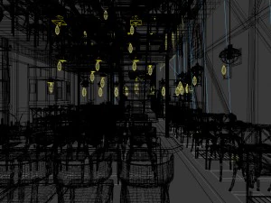 restaurant teahouse cafe drinks clubhouse 94 3D Model