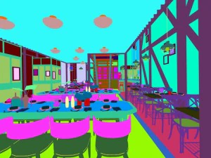 restaurant teahouse cafe drinks clubhouse 94 3D Model