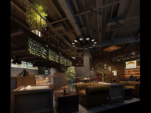 restaurant teahouse cafe drinks clubhouse 95 Modello 3D