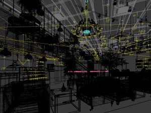 restaurant teahouse cafe drinks clubhouse 95 Modello 3D