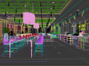 restaurant teahouse cafe drinks clubhouse 100 3D Model