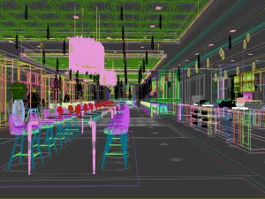 restaurant teahouse cafe drinks clubhouse 100 3D Model