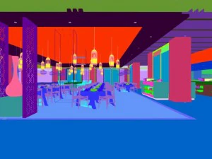 restaurant teahouse cafe drinks clubhouse 101 3D Model