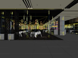 restaurant teahouse cafe drinks clubhouse 101 3D Model