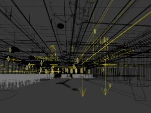 Restaurant Teehaus Caf&eacute; Getr&auml;nke Clubhaus 103 3D Modell