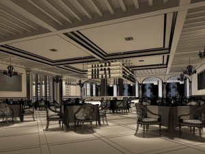 restaurant teahouse cafe drinks clubhouse 104 3D Model