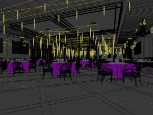 restaurant teahouse cafe drinks clubhouse 104 3D Model