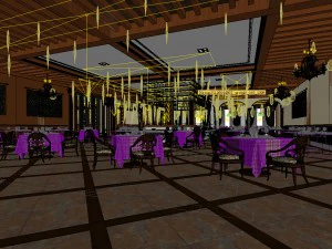 restaurant teahouse cafe drinks clubhouse 104 3D Model