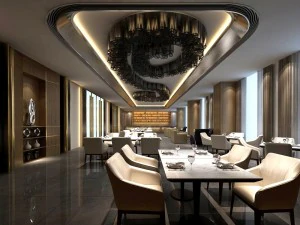 restaurante casa de ch&aacute; caf&eacute; bebidas clube 105 Modelo 3D