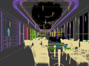 restaurant teahouse cafe drinks clubhouse 105 3D Модель