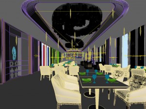 restaurant teahouse cafe drinks clubhouse 105 3D Модель