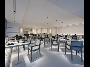 restaurant teahouse cafe drinks clubhouse 107 3D Model