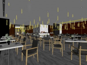 restaurant teahouse cafe drinks clubhouse 107 Modelo 3D