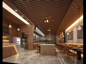 restaurant teahouse cafe drinks clubhouse 108 3D Model