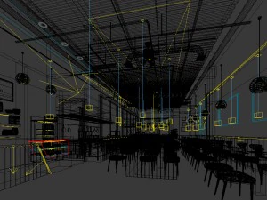 restaurant teahouse cafe drinks clubhouse 108 3D Model