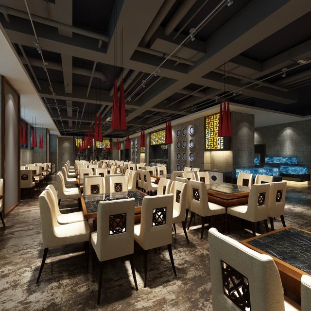 restaurant teahouse cafe drinks clubhouse 109 3D Model .c4d .max .obj .3ds .fbx .stl .blend 