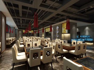 restaurante casa de ch&aacute; caf&eacute; bebidas clube 109 Modelo 3D