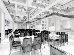 restaurant teahouse cafe drinks clubhouse 109 3D Model