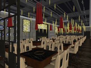 restaurant teahouse cafe drinks clubhouse 109 3D Model
