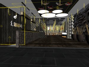 restaurant teahouse cafe drinks clubhouse 109 3D Model