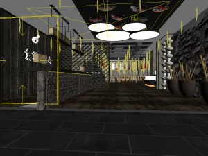 restaurant teahouse cafe drinks clubhouse 109 3D Model
