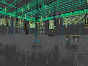 restaurant teahouse cafe drinks clubhouse 109 3D Model