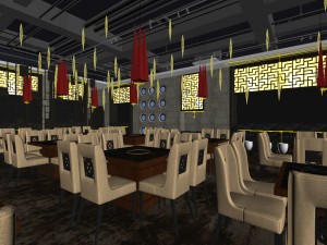 restaurant teahouse cafe drinks clubhouse 109 3D Model