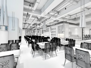 restaurant teahouse cafe drinks clubhouse 109 3D Model