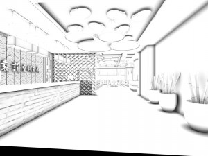 restaurant teahouse cafe drinks clubhouse 109 3D Model