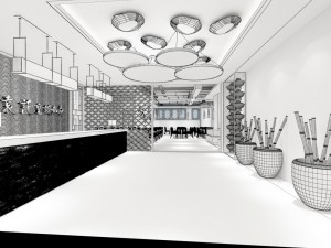 restaurant teahouse cafe drinks clubhouse 109 3D Model