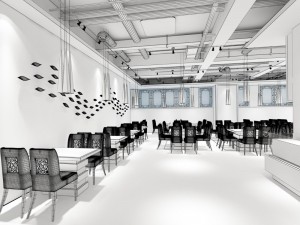 restaurant teahouse cafe drinks clubhouse 109 3D Model