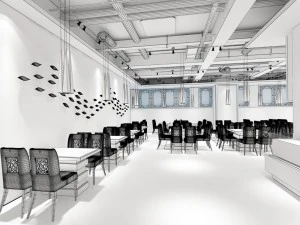 restaurant teahouse cafe drinks clubhouse 109 3D Model