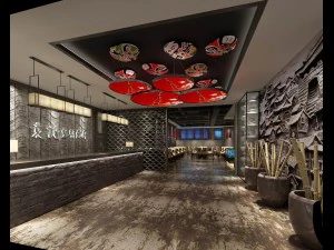 restaurant teahouse cafe drinks clubhouse 109 3D Model