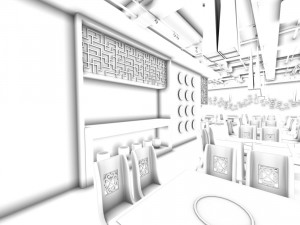 restaurant teahouse cafe drinks clubhouse 109 3D Model