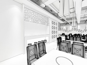 restaurant teahouse cafe drinks clubhouse 109 3D Model