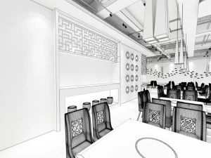 restaurant teahouse cafe drinks clubhouse 109 3D Model