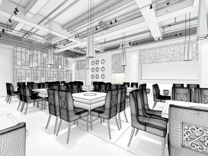 restaurant teahouse cafe drinks clubhouse 109 3D Model