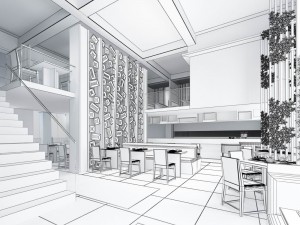 restaurant teahouse cafe drinks clubhouse 110 3D-Modell